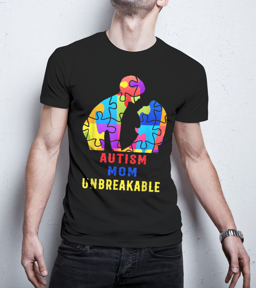 Autism Mom Unbreakable Puzzle T-Shirt