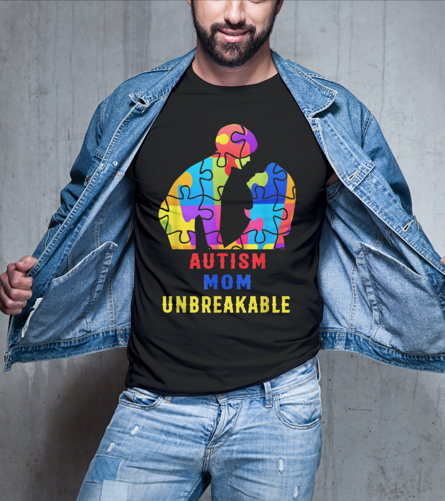 Autism Mom Unbreakable Puzzle T-Shirt