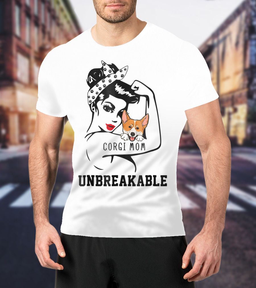 Pembroke Corgi Mom Unbreakable T-Shirt