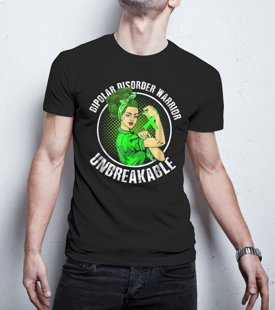 Bipolar Disorder Warrior Unbreakable T-Shirt