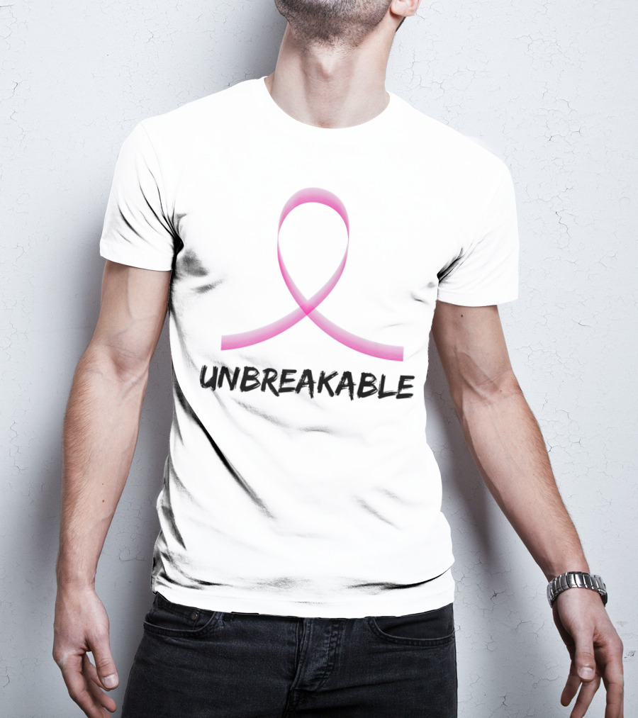 Breast Cancer Survivor Support Unbreakable Pink T-Shirt