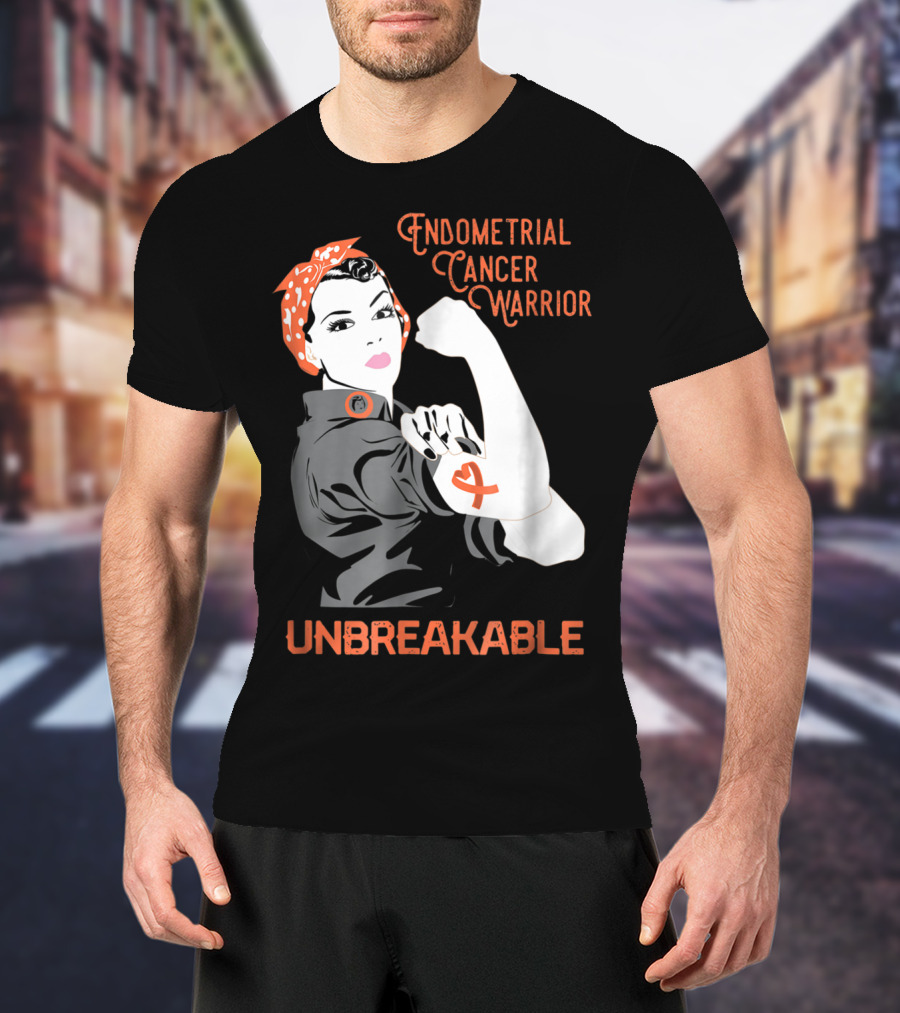 Endometrial Cancer Warrior Unbreakable T-Shirt