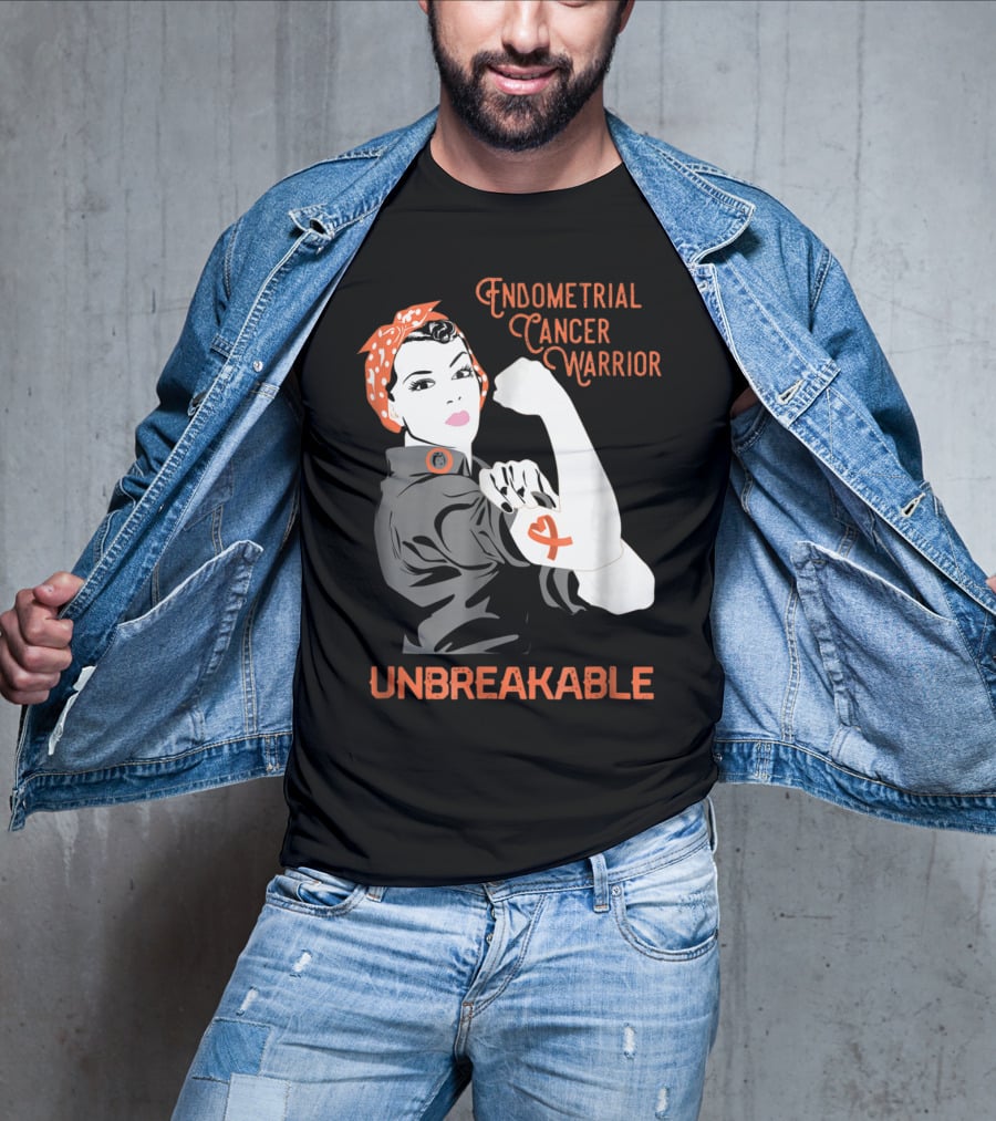 Endometrial Cancer Warrior Unbreakable T-Shirt