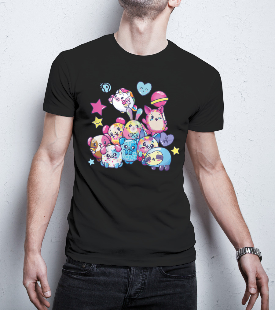 Pikmi Pops And Friends So Cute Stars And Hearts T-Shirt