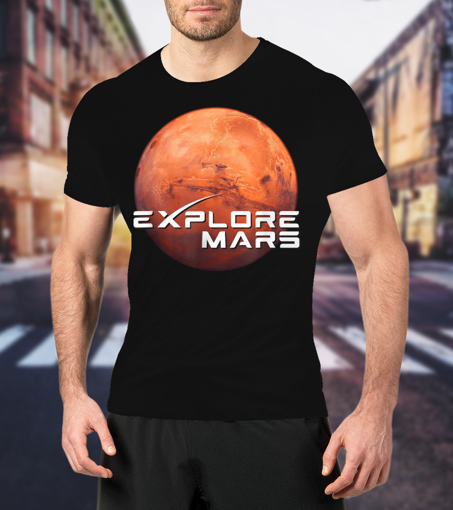 Explore Mars SpaceX Mars Exploration T-Shirt