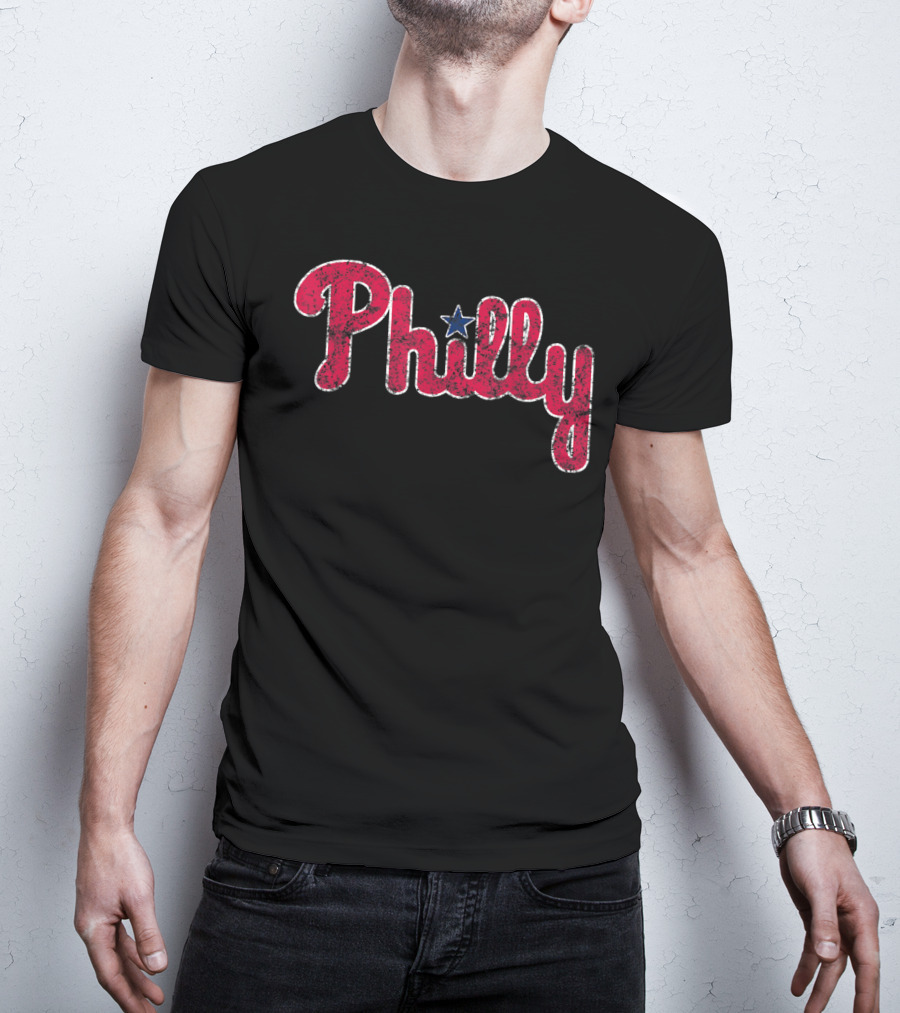 Philadelphia Baseball Vintage Philly Star T-Shirt