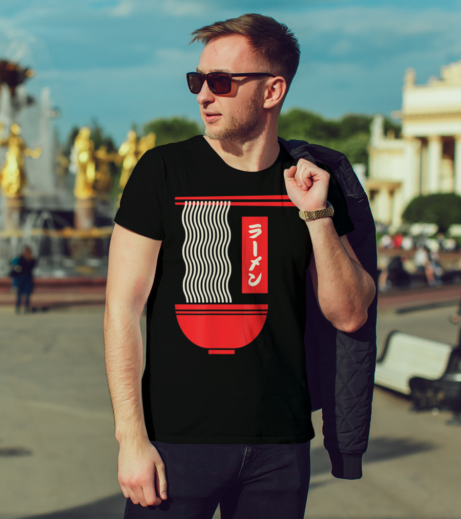 Retro Vintage Japanese Ramen Noodles T-Shirt