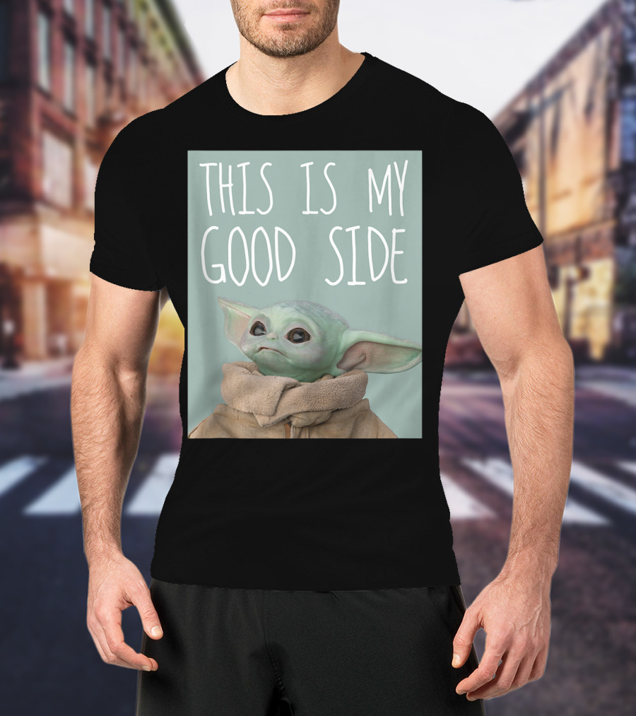 This Is My Good Side Star Wars The Mandalorian The Child T-Shirt