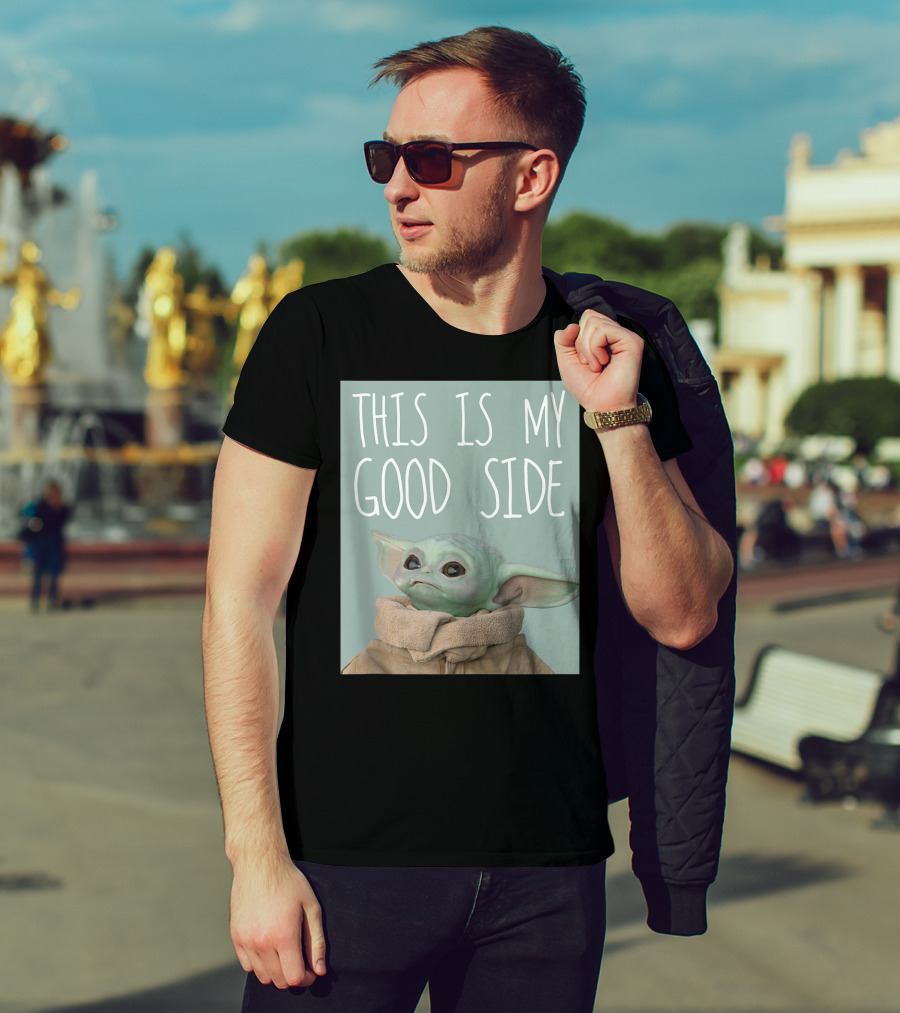 This Is My Good Side Star Wars The Mandalorian The Child T-Shirt