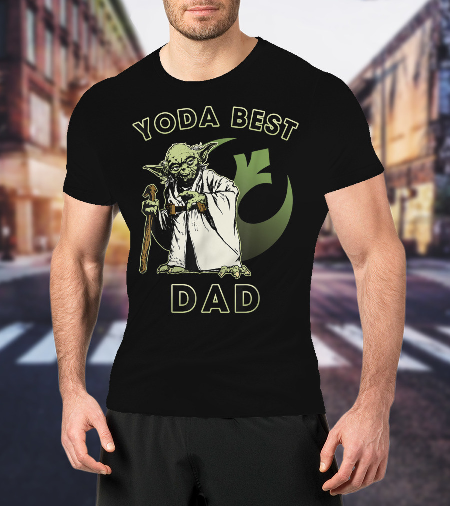 Star Wars Yoda Best Dad Rebel Alliance T-Shirt
