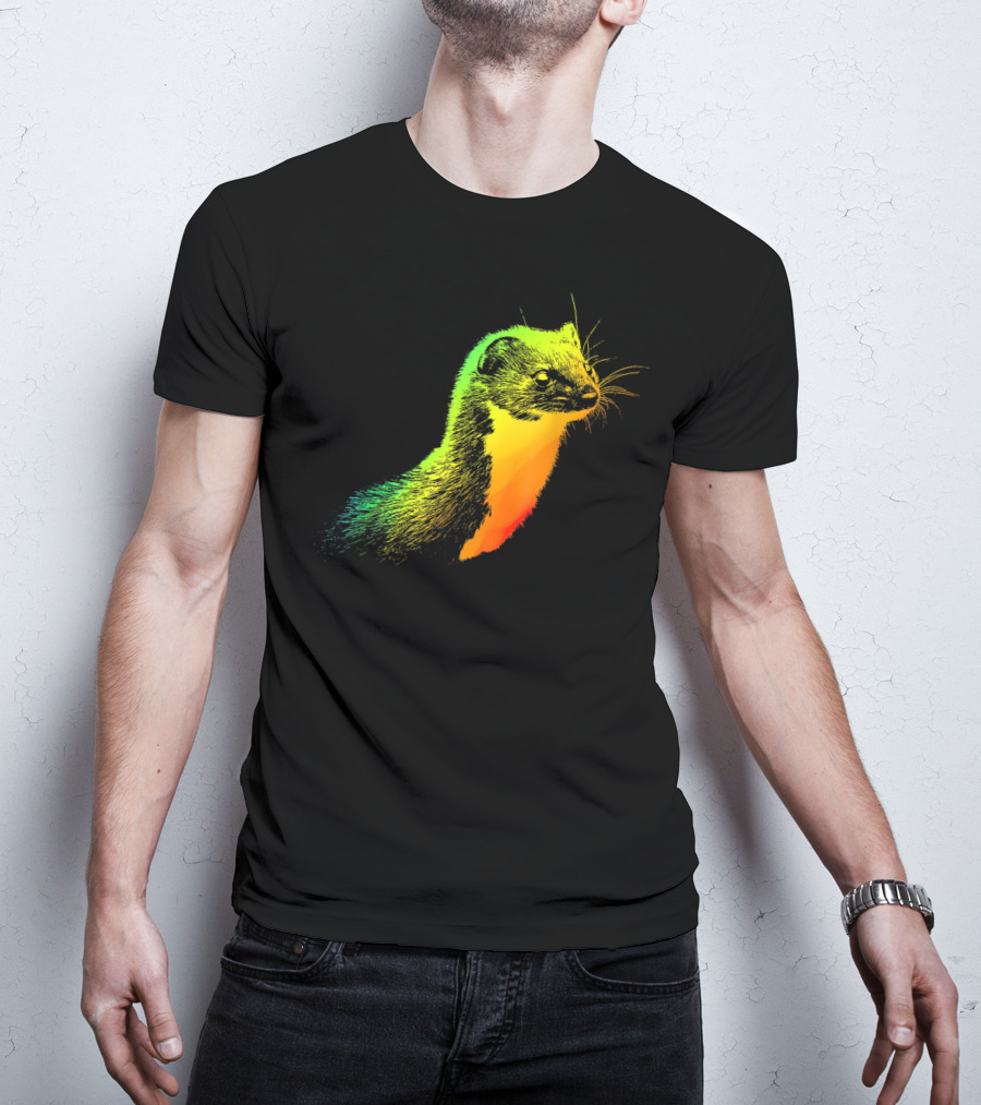 Weasel Vibrant Rainbow Spectrum T-Shirt