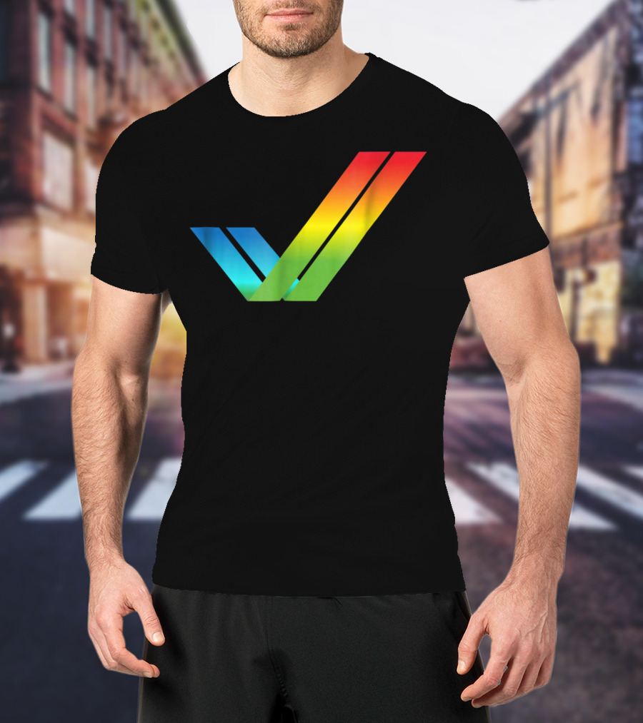 Amiga Rainbow Tick Computer T-Shirt