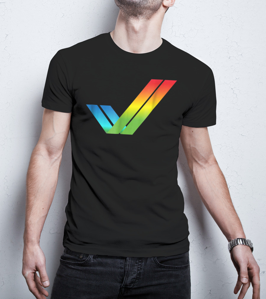 Amiga Rainbow Tick Computer T-Shirt