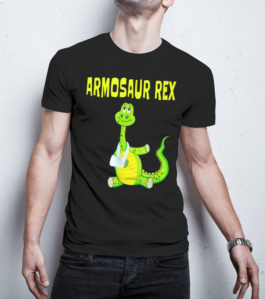 Armosaur Rex Funny Broken Arm Dinosaur T-Shirt