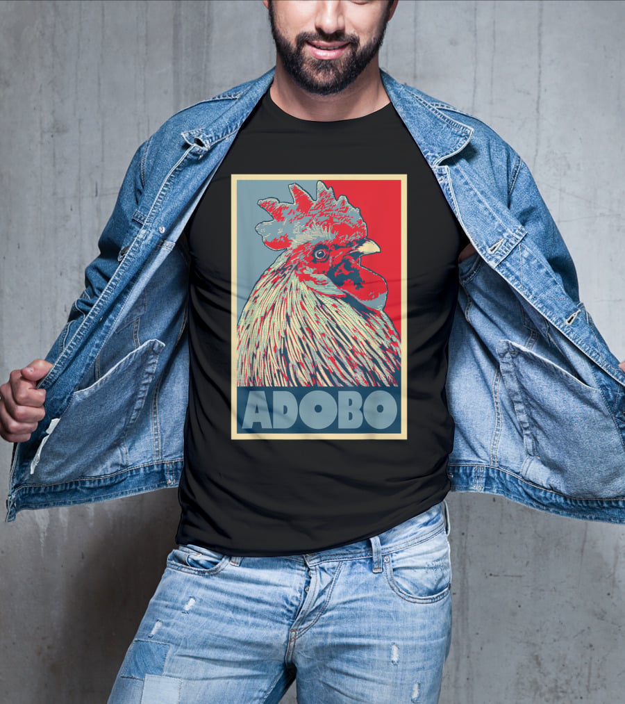 HOPE Adobo For FilAm Families And Friends Rooster T-Shirt