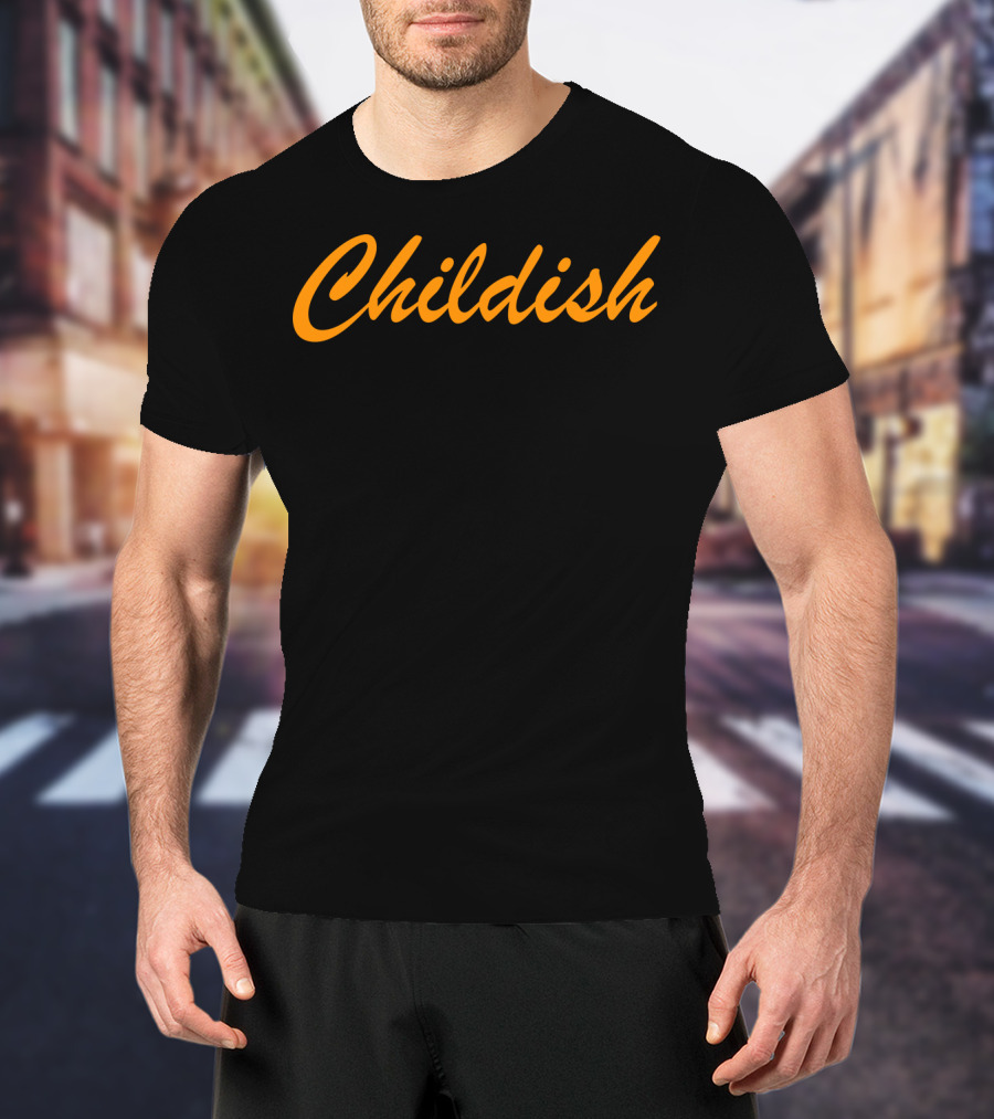 Golden Childish Jumper Jacket Cozy T-Shirt