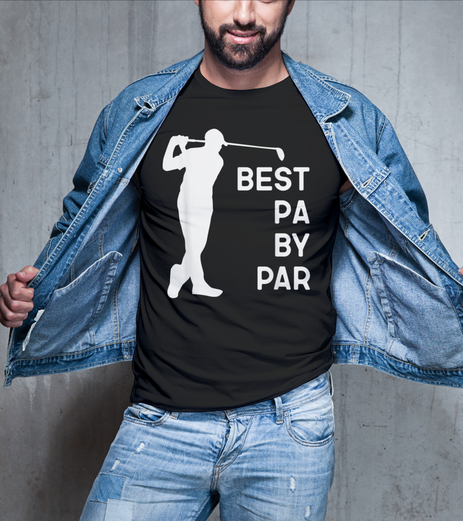 Best Pa By Par Golf Silhouette With Golfer Swing T-Shirt