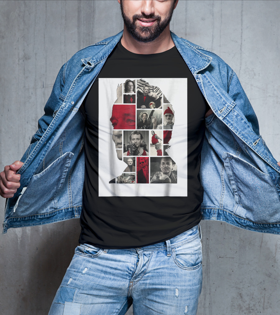 Classic Bill Murray Film Collage T-Shirt