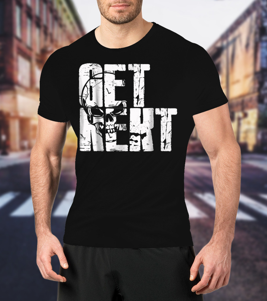 GET REKT Skull Gaming T-Shirt