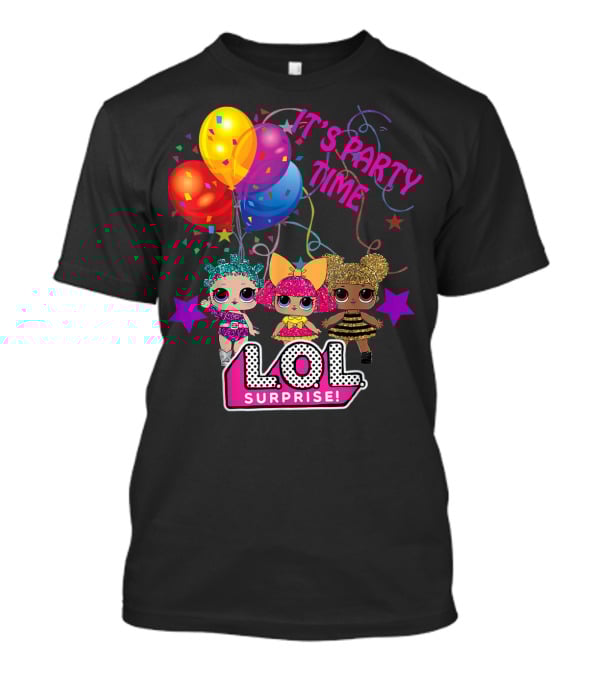LOL Surprise It's Party Time Balloons And Characters T-Shirt