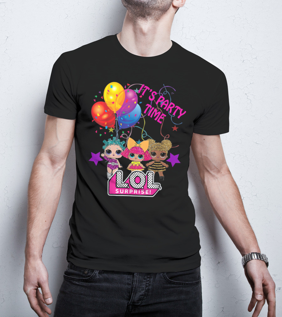 LOL Surprise It's Party Time Balloons And Characters T-Shirt