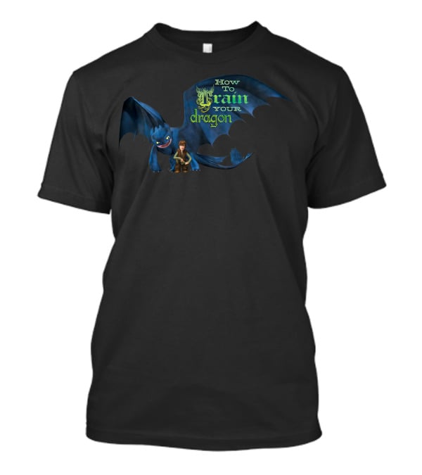 How To Train Your Dragon Toothless And Hiccup Kids Dreamworks T-Shirt