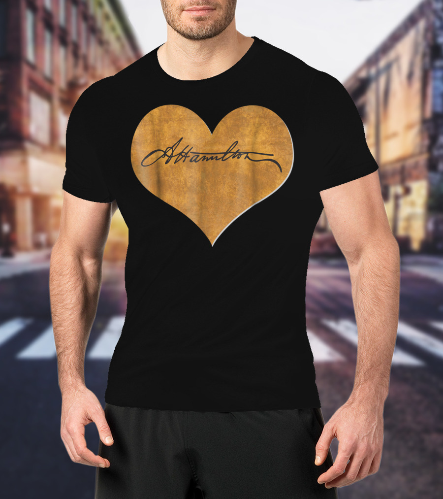Alexander Hamilton Heart Signature T-Shirt