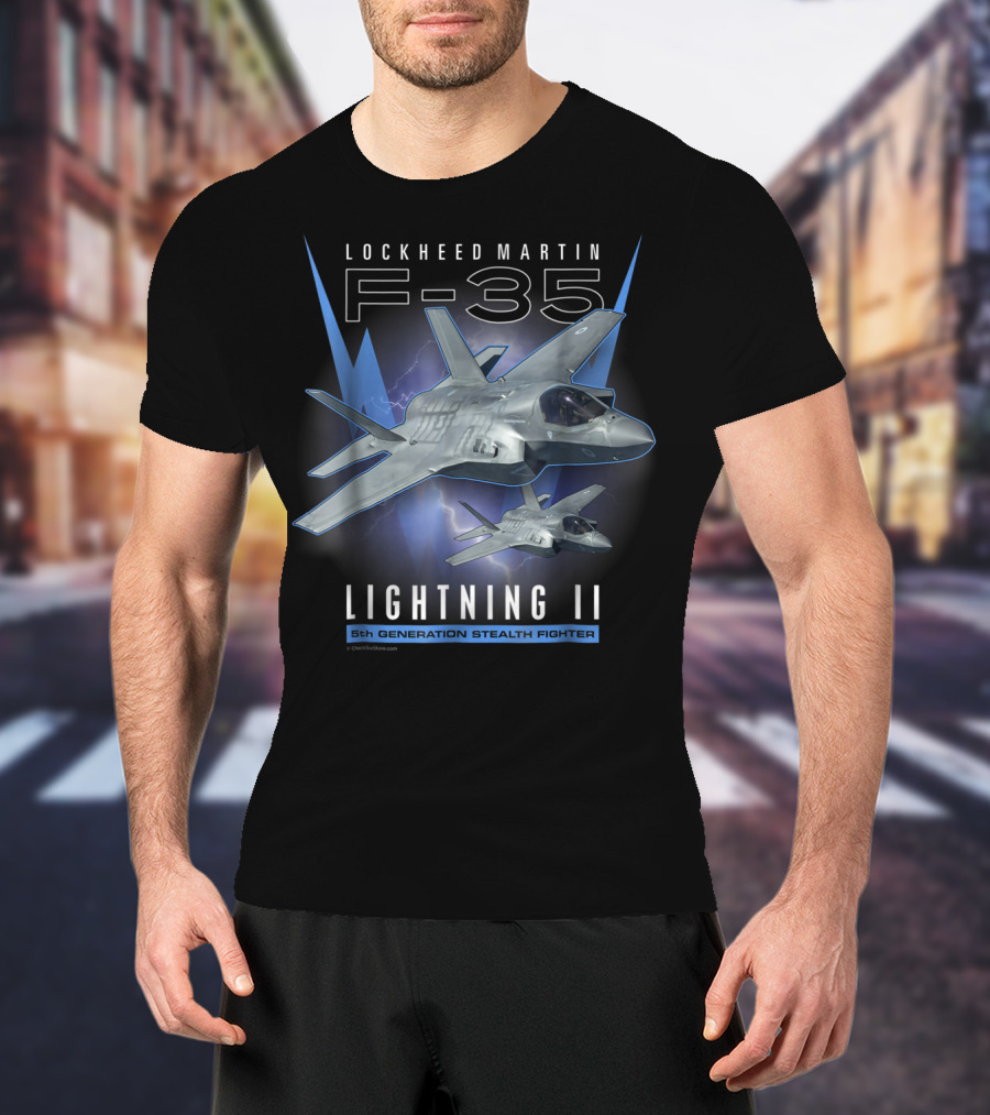 Lockheed Martin F-35 Lightning II 5th Generation Stealth Fighter T-Shirt