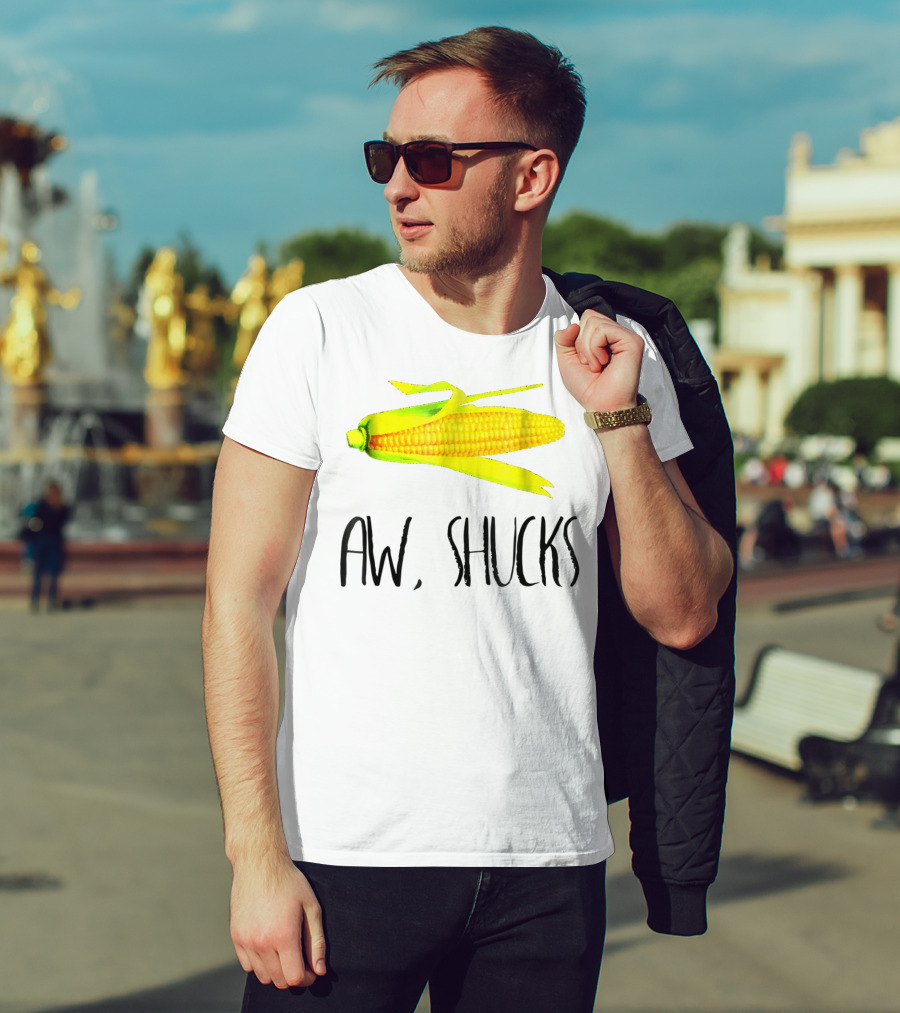 Aw Shucks Amaizing Pun Corn On The Cob T-Shirt