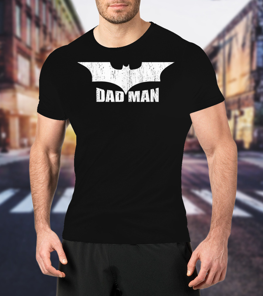 Dadman Bat Symbol Proud Of My Daddy Father's Day T-Shirt