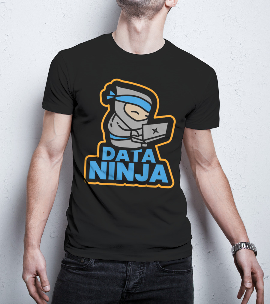 Data Ninja BI Database SQL Critical Thinking T-Shirt