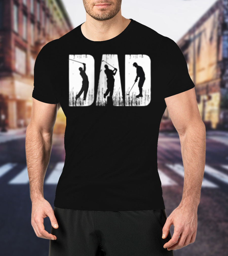 Dad Golf Player Sport Style Game T-Shirt