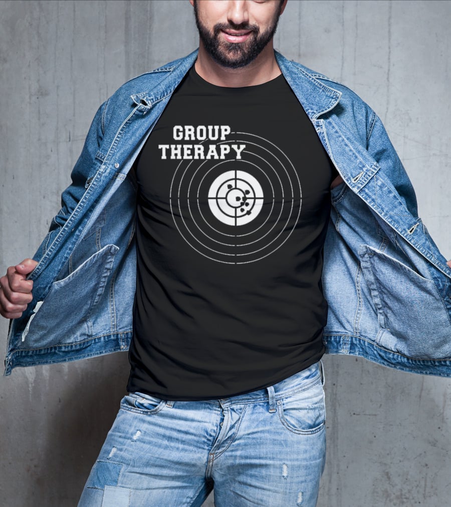 Group Therapy Target Shooting American Gun Rights T-Shirt