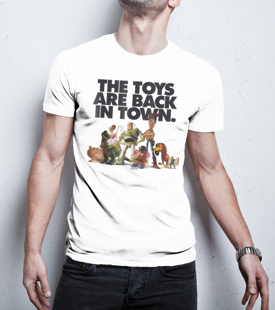 The Toys Are Back In Town Disney Pixar Toy Story Characters T-Shirt