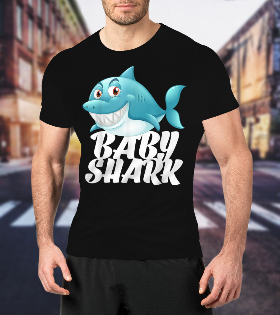 Baby Shark Lovers I Love Sharks T-Shirt