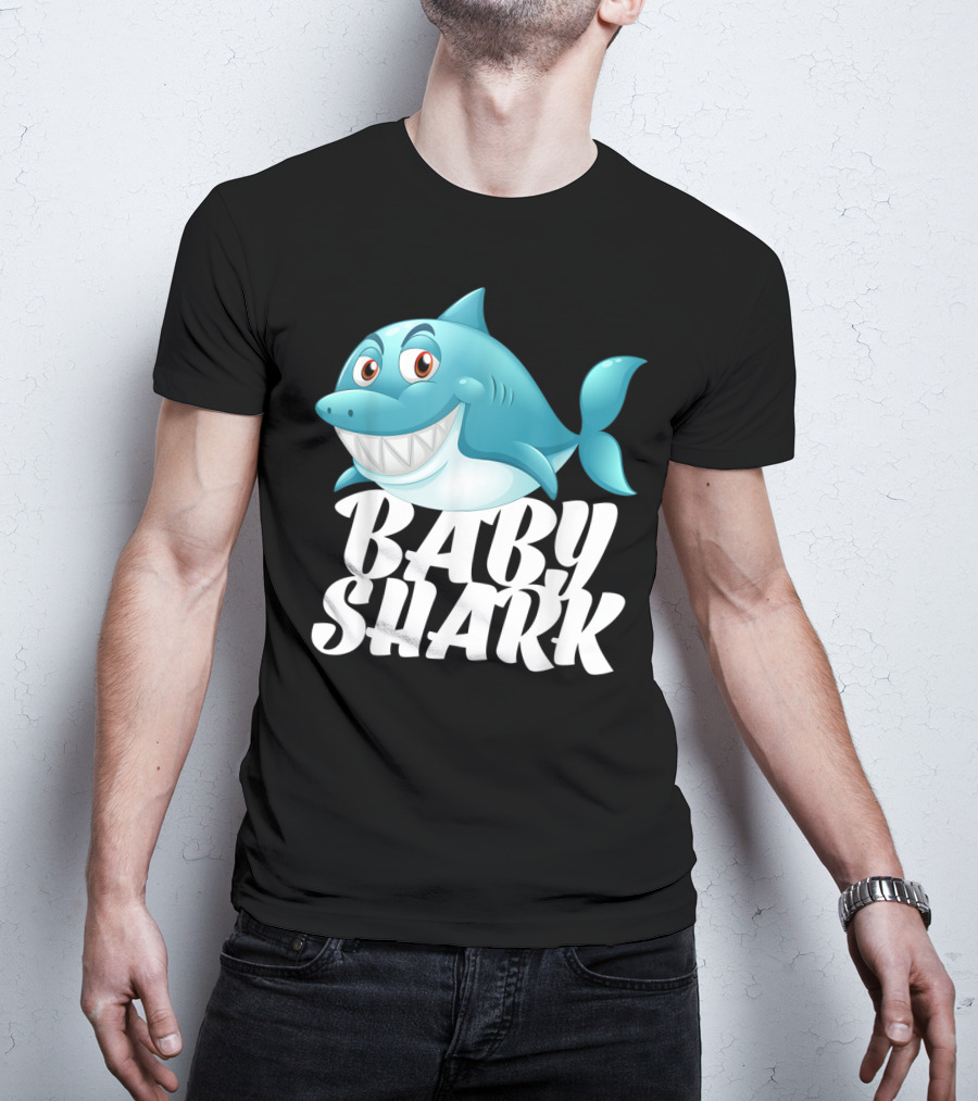 Baby Shark Lovers I Love Sharks T-Shirt