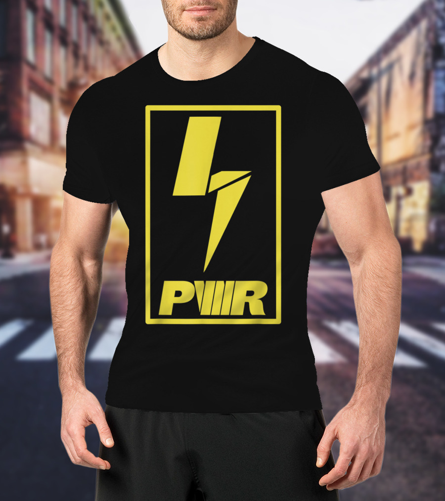 PWR Hazard Bolt Lightning T-Shirt