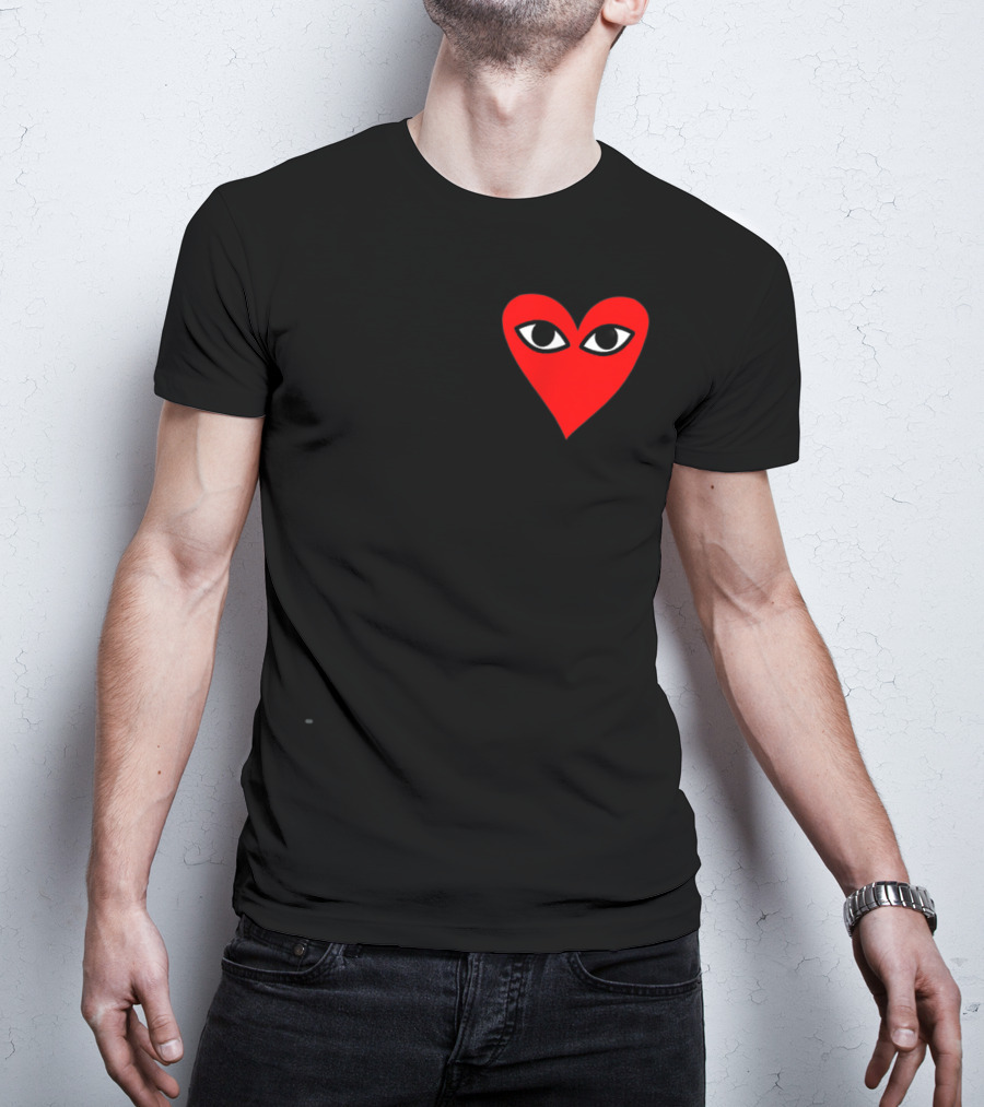 Heart For Comme Des Garçons Red Eye T-Shirt
