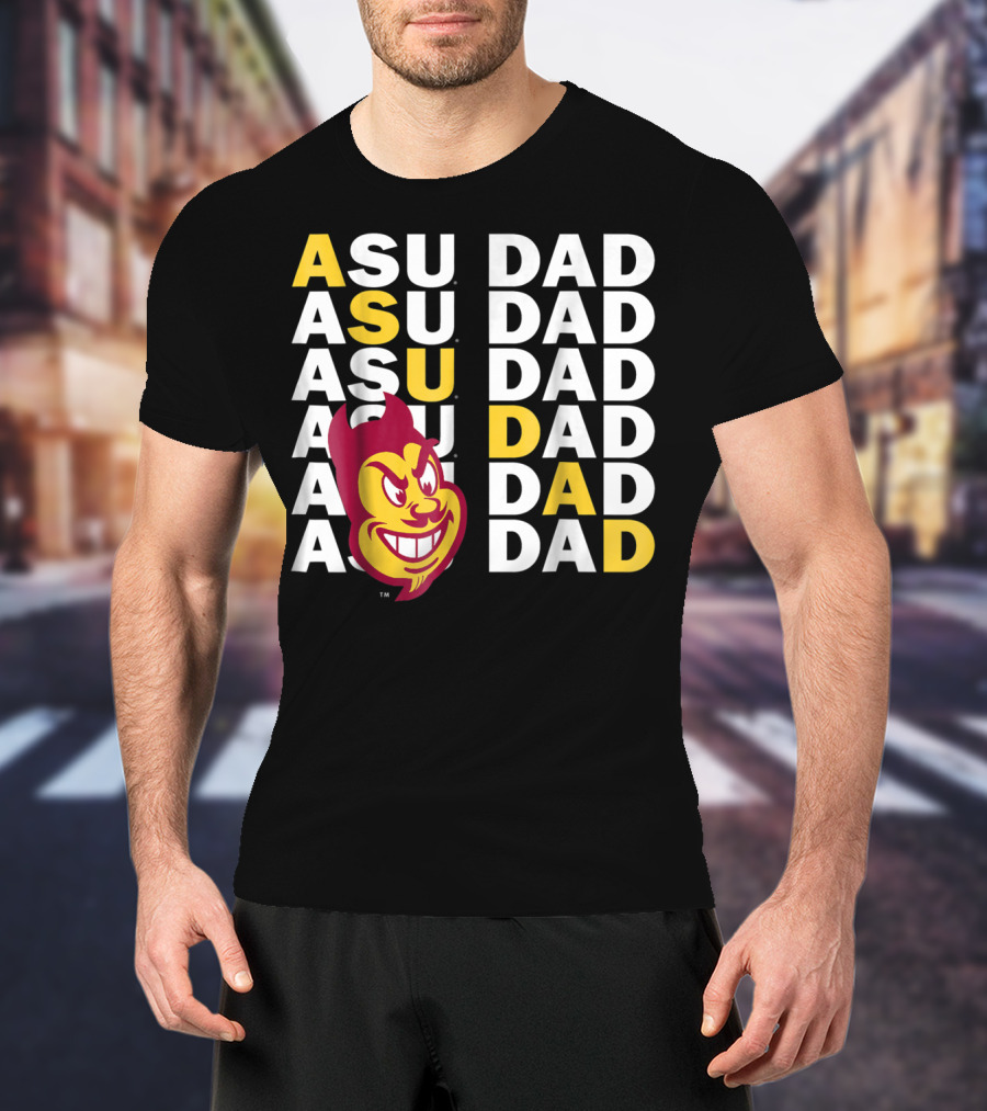 Arizona State Sun Devils ASU Dad T-Shirt