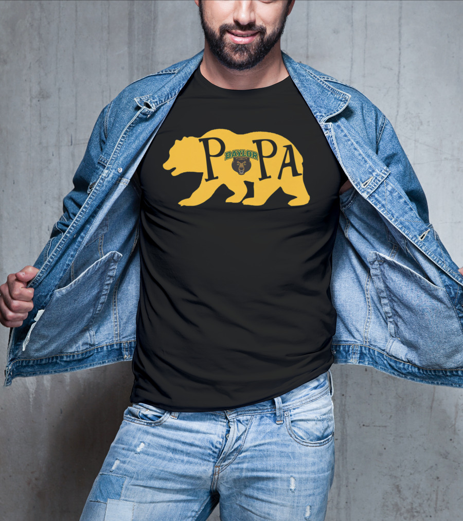 Baylor Bears Papa Bear T-Shirt