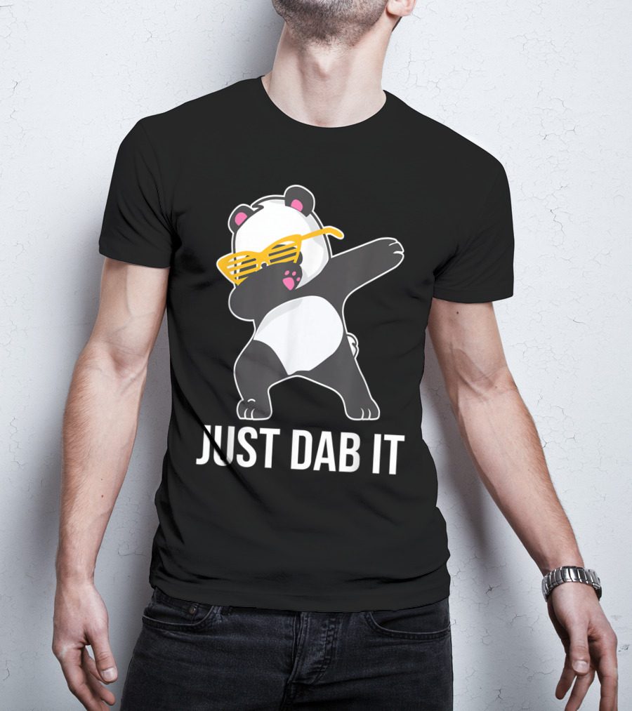 Just Dab It Panda With Sunglasses Dabbing T-Shirt