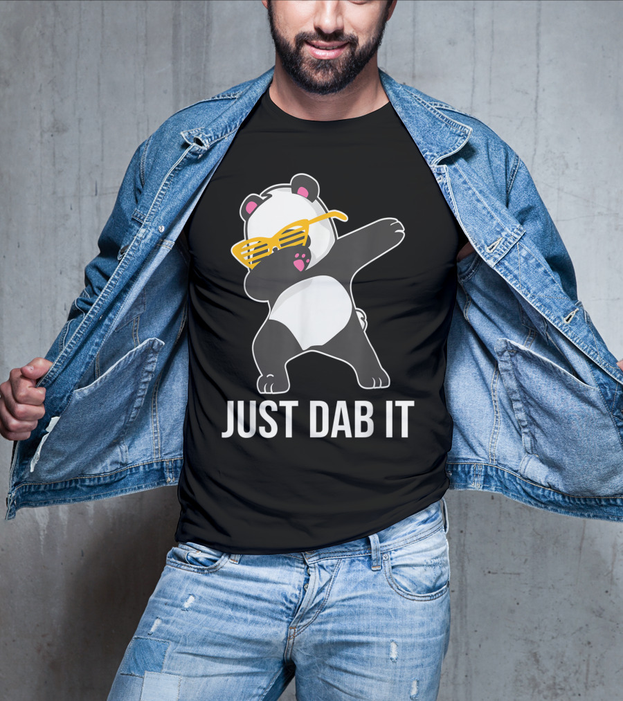 Just Dab It Panda With Sunglasses Dabbing T-Shirt