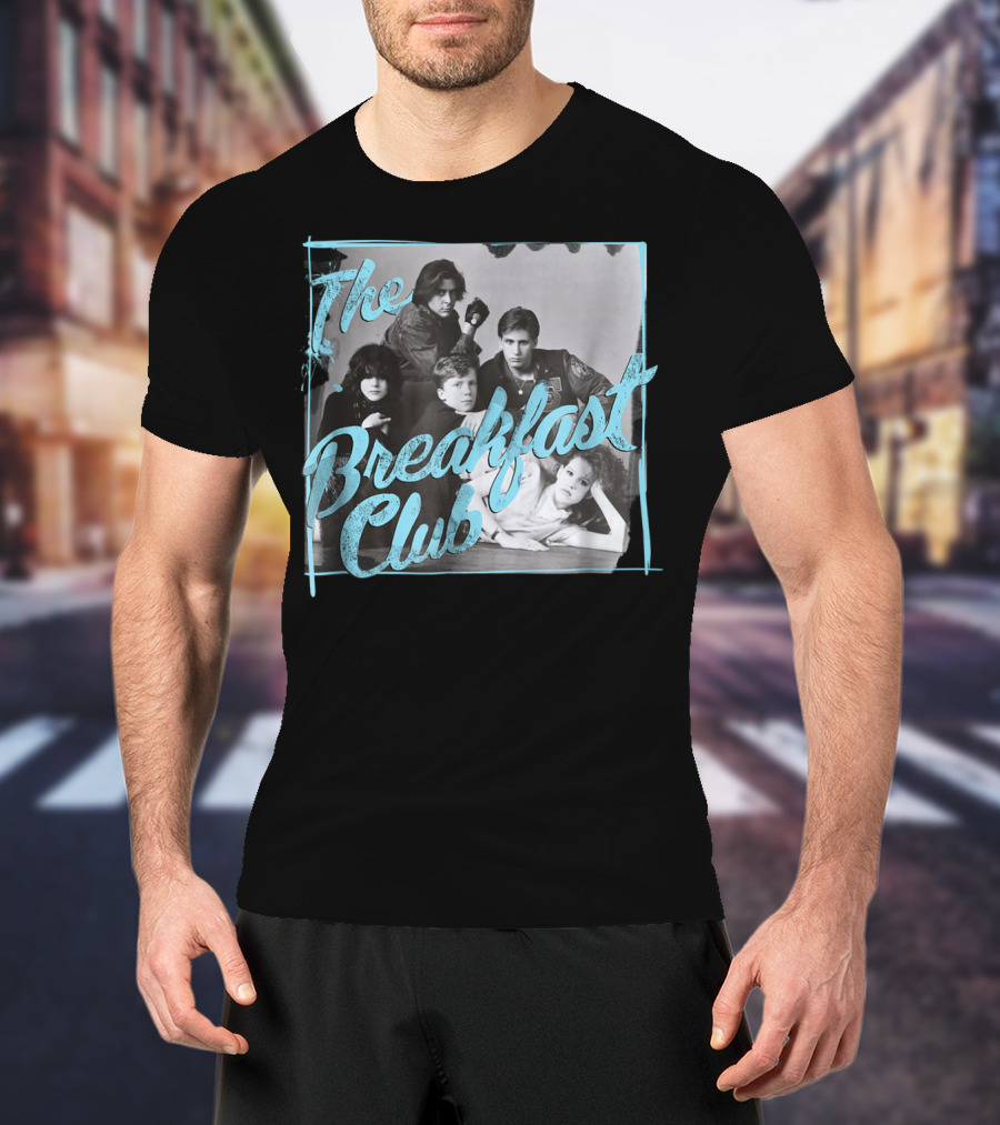 The Breakfast Club Movie Cast Group Photo Album Cover T-Shirt