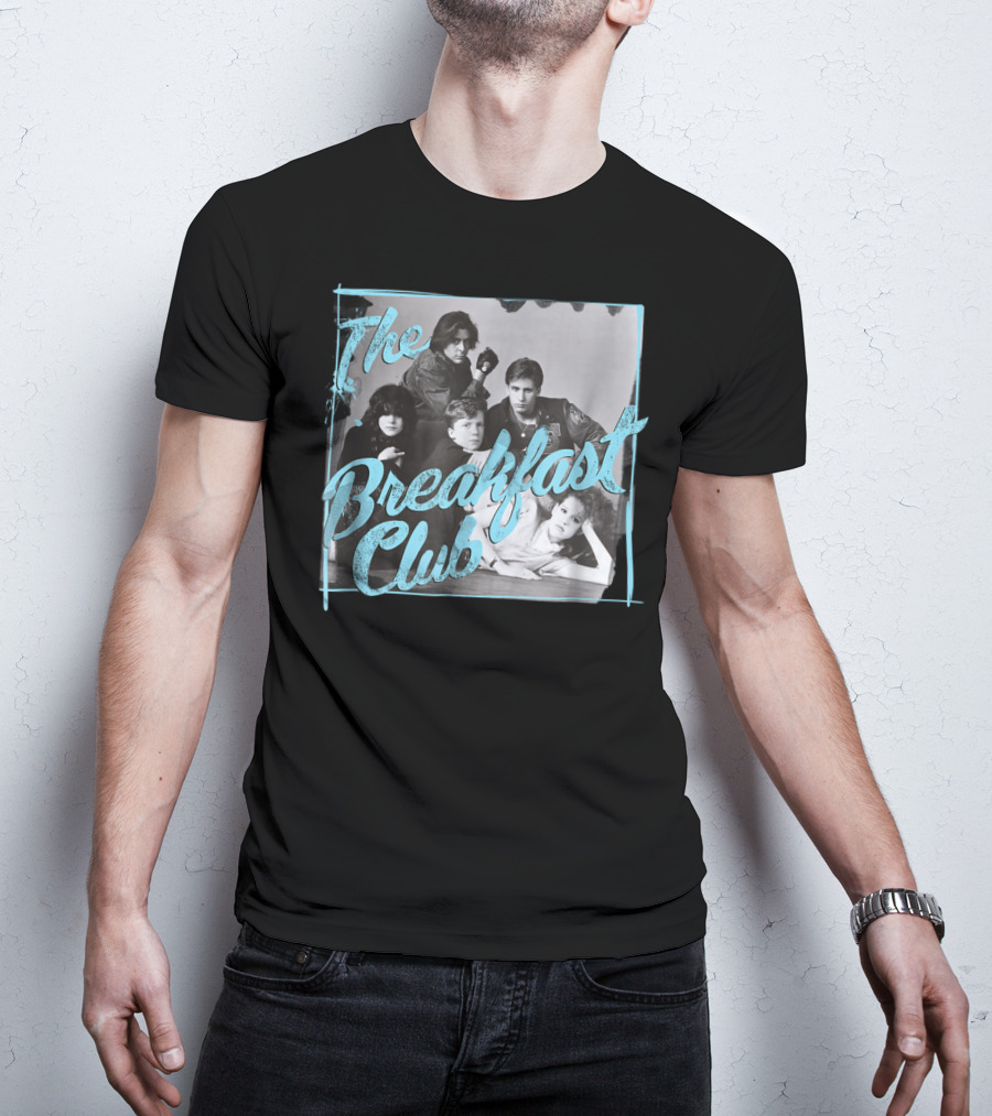 The Breakfast Club Movie Cast Group Photo Album Cover T-Shirt