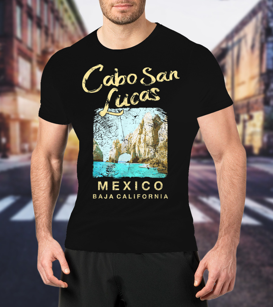 Cabo San Lucas Mexico Baja California Arch Ocean Scene T-Shirt