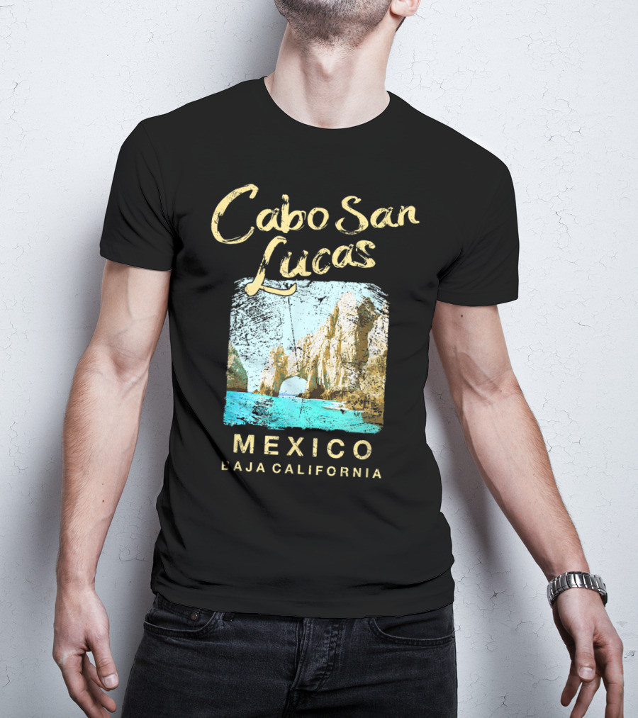 Cabo San Lucas Mexico Baja California Arch Ocean Scene T-Shirt