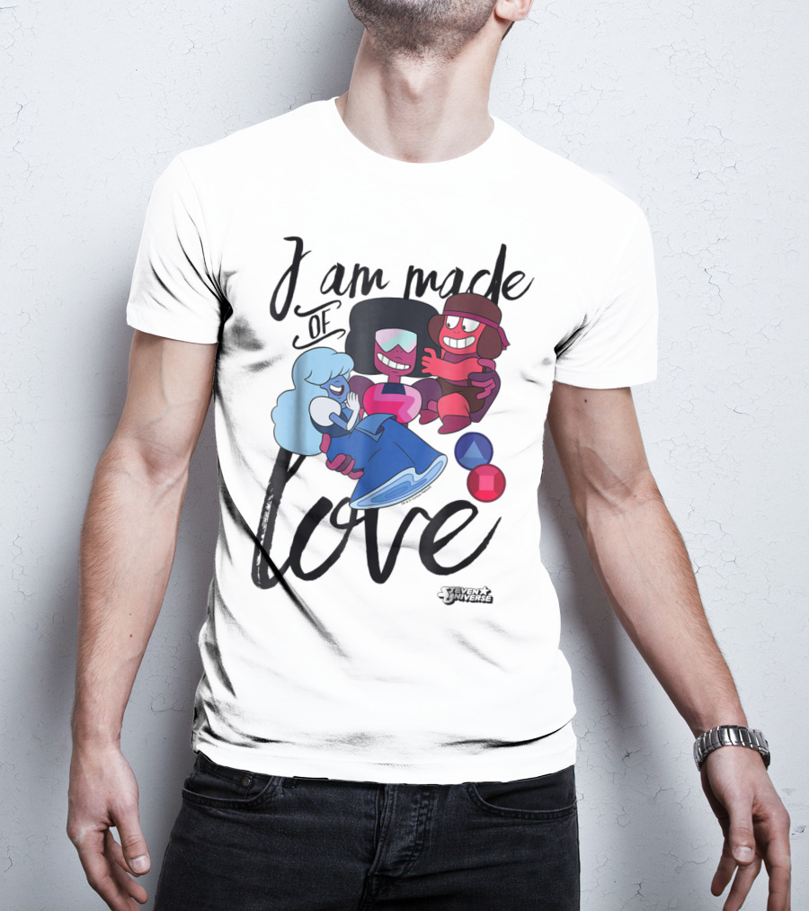 CN Steven Universe I Am Made Of Love Fusion Garnet Sapphire Ruby T-Shirt