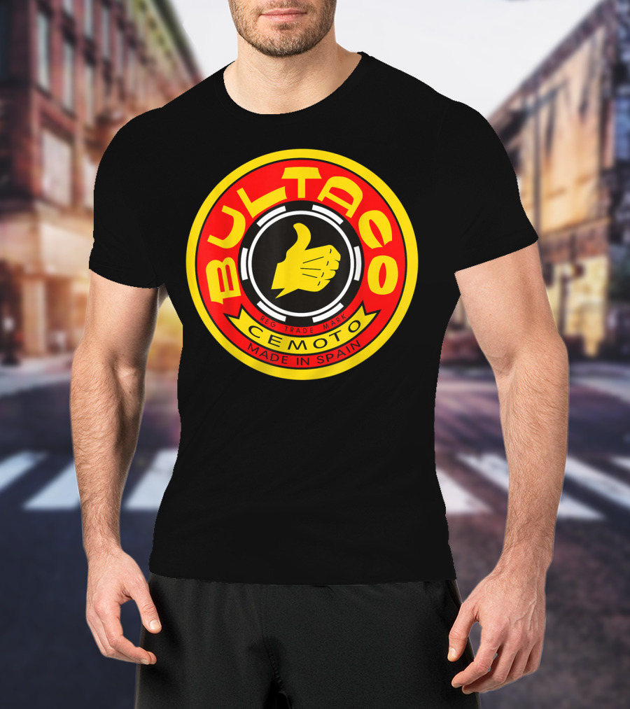 Bultaco Cemoto Made In Spain Reg Trade Mark T-Shirt