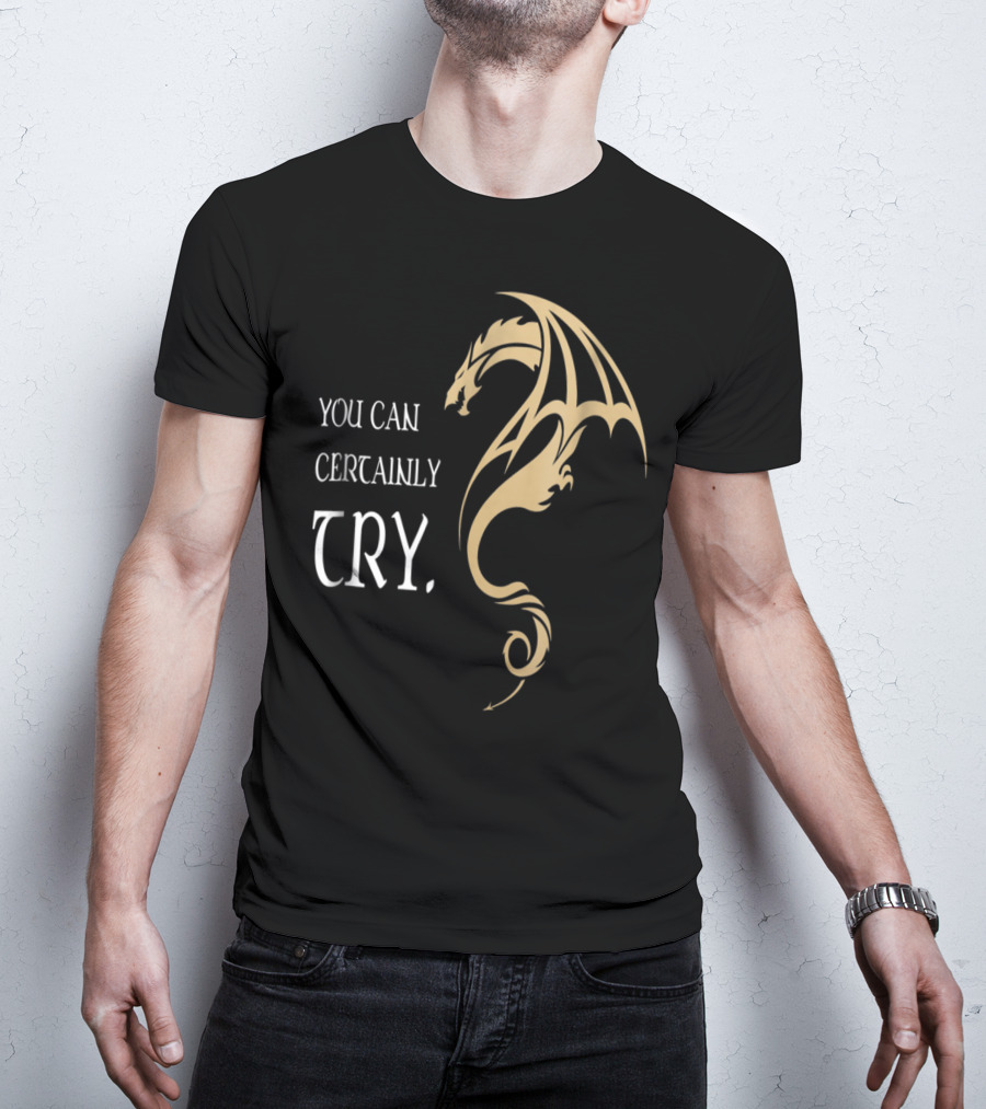 You Can Certainly Try Dragon Fire In The Dungeons T-Shirt