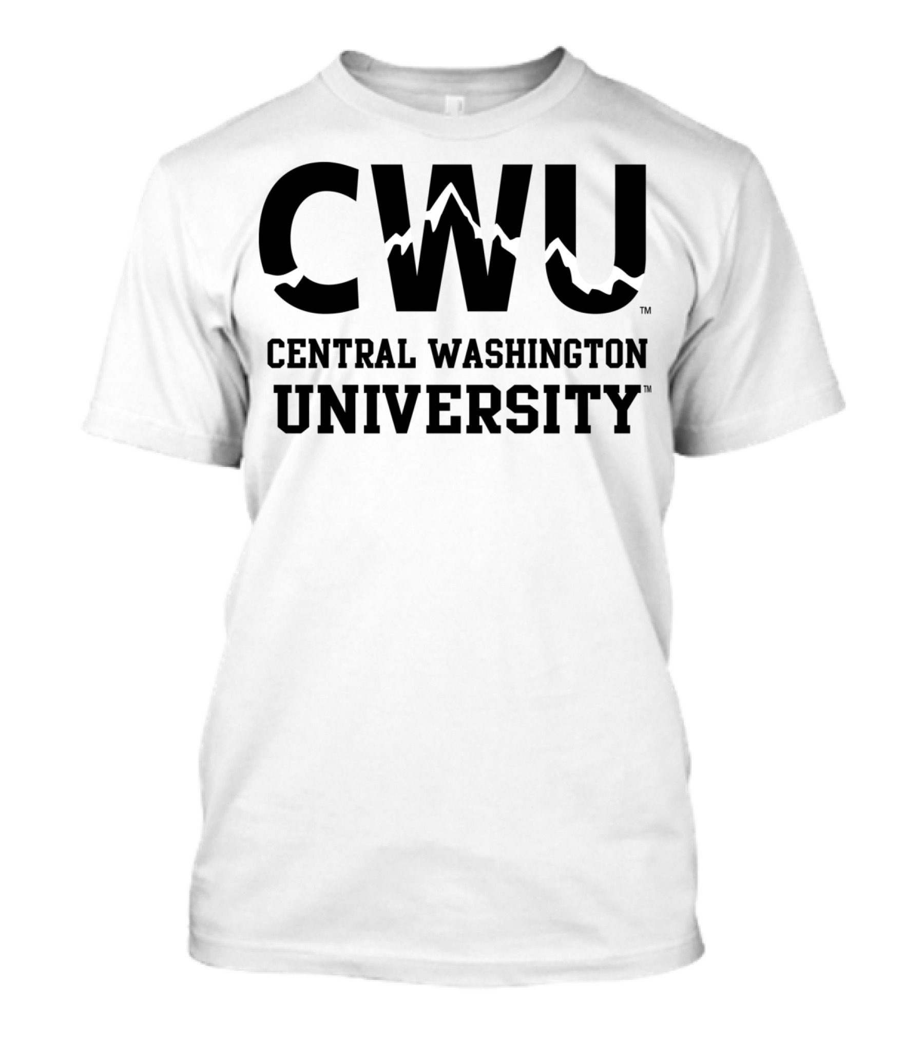 CWU Wildcats Central Washington University Logo Women's PPCWU06 T-Shirt